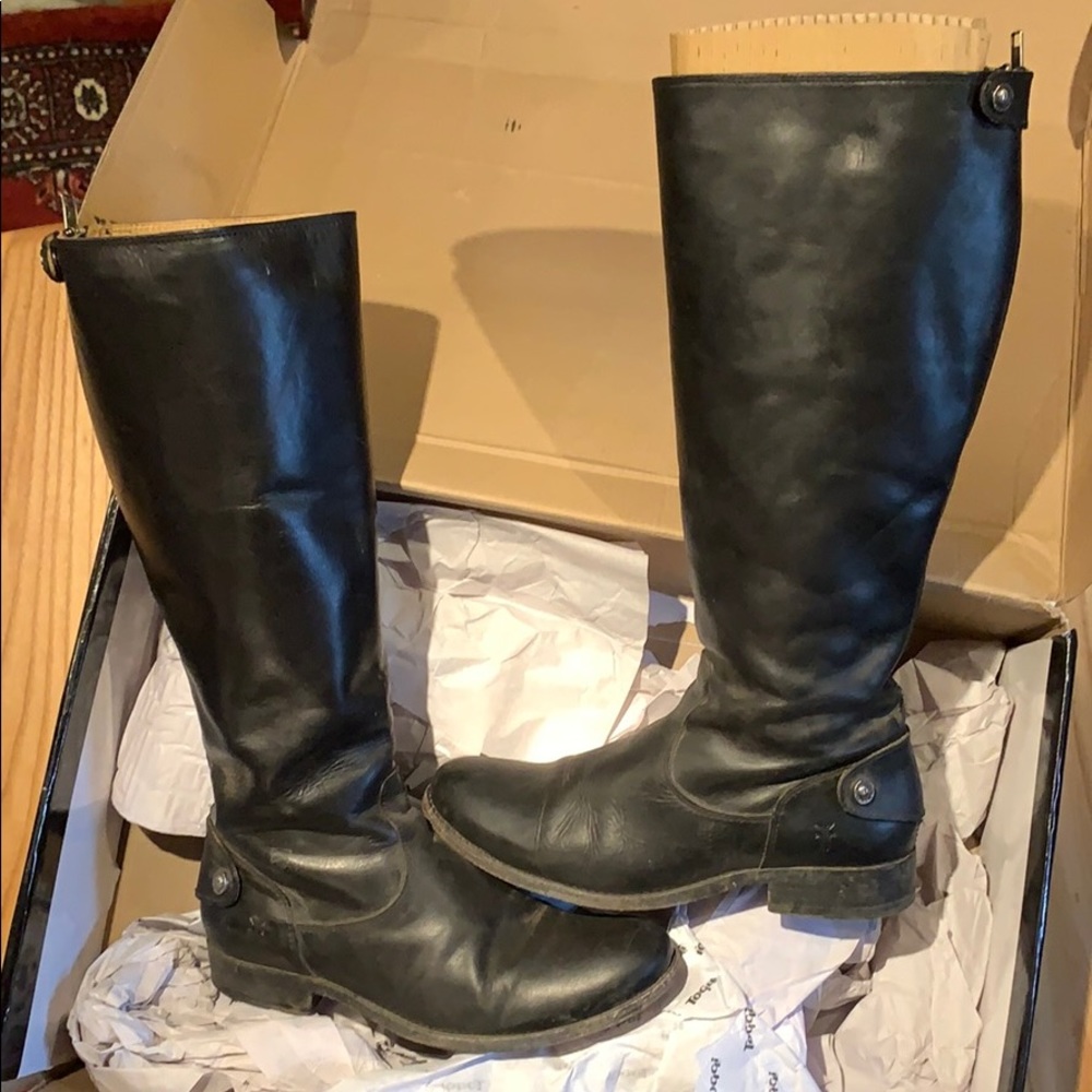 Frye Melissa Button Back Boots